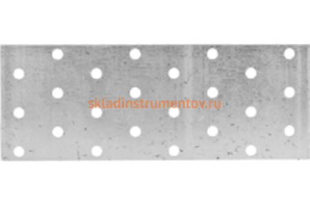 Соединительная пластина 40х120мм, 20шт Зубр МАСТЕР 310255-040-120