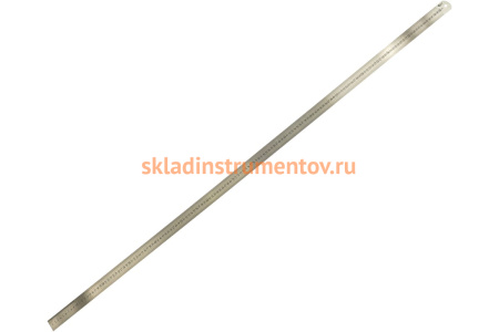 Линейка металлическая с двусторонней шкалой 1500х39мм GRIFF D112023