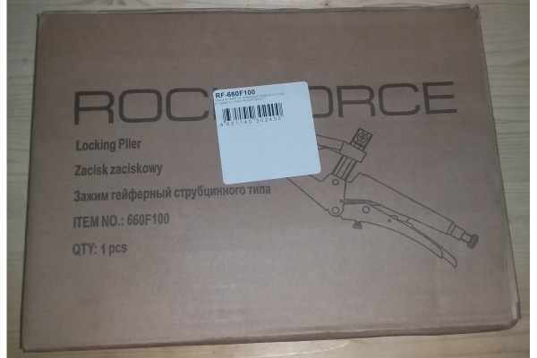 Гейферный зажим струбцинного типа 4 захват:0-100мм ROCKFORCE RF-660F100