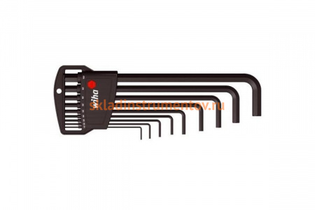 Набор шестигранных ключей 9шт Wiha Classic 352 H9B 06386