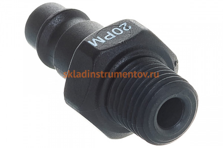 Штуцер быстросъемный папа-наружная резьба 1/4 AIST 90991213P 00-00014015