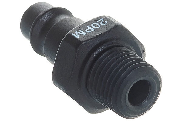 Штуцер быстросъемный папа-наружная резьба 1/4 AIST 90991213P 00-00014015