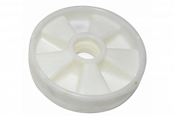 Колесо без подшипника нейлоновое 160х50 мм для тележек гидравлических TOR 1011978