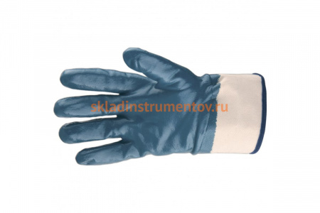 Трикотажные перчатки с обливом из бутадиен-нитрильного каучука СИБРТЕХ р.M 67832