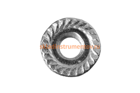 Гайка с фланцем ЗУБР DIN 6923, M12, 5 кг, (примерно 263 шт.) кл. пр. 8, оцинкованная, 303630-12