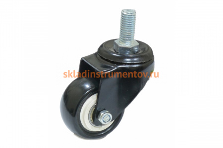 Колесо черная резина болтовое крепление М8 40 мм MFK-TORG 4062040 М8