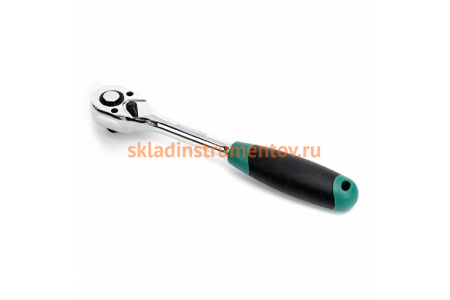 Трещотка ROSSVIK 3/8, 72 зуба, мягкая ручка R7238