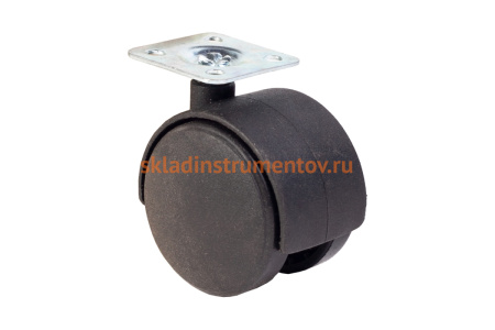 Мебельное колесо А5 TWP 40 черное, 40 мм 1000463