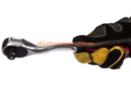 Трещотка 1/2 72-зубцовая изогнутая длина 255мм JTC-5424