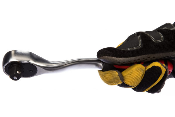 Трещотка 1/2 72-зубцовая изогнутая длина 255мм JTC-5424