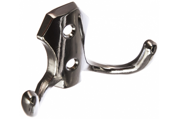 Мебельный крючок JET 585 двухрожковый, хром CQ585Z.002CP99