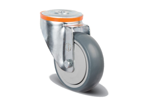 Колесо аппаратное с подшипником поворотное MFK-TORG EM04-MBT-80 M12