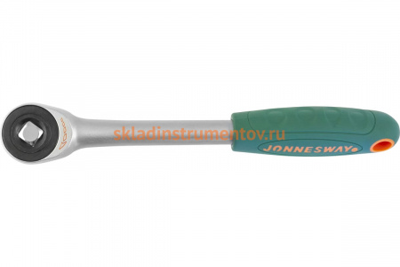 Трещотка Jonnesway ротационная, со сквозным приводом 1/2" DR, 60 зубца, 290 мм 46299