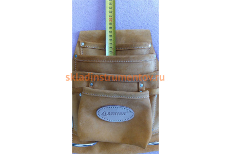 Сумка поясная 10 карманов для ручного инструмента Stayer 38517