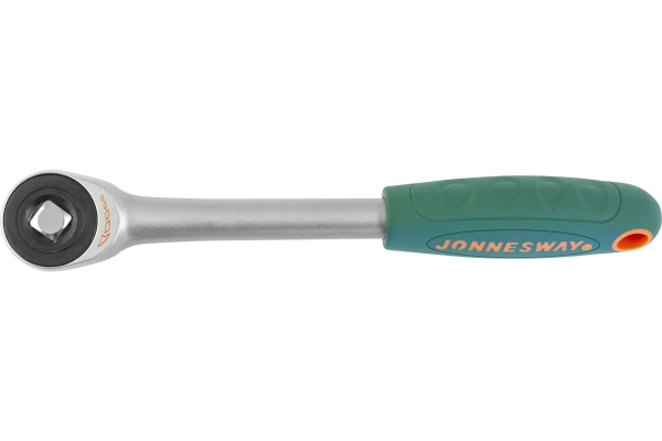 Трещотка Jonnesway ротационная, со сквозным приводом 1/2" DR, 60 зубца, 290 мм 46299