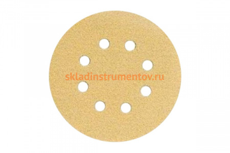 Шлифовальный круг для сухой обработки GOLD (125 мм; Р220; 8 отв.; 50 шт.) MIRKA 2361585022
