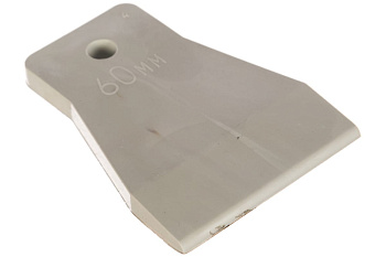 Резиновый шпатель (белый, 60 мм) Biber 35266 тов-130025