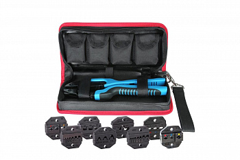 Пресс-клещи с набором номерных матриц КВТ СТВ+8 в сумке 83348