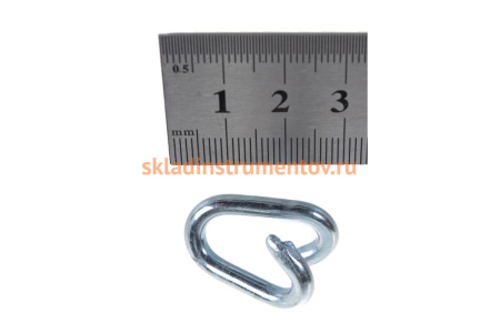 Соединитель цепей оцинкованный 2 шт. (4 мм; ТФ6) Зубр 4-304576-04 Соединитель цепей оцинкованный 2 шт. (4 мм; ТФ6) Зубр 4-304576-04