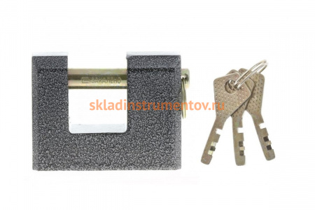 Навесной замок СИБРТЕХ ЗН2-3, 80 мм 91607