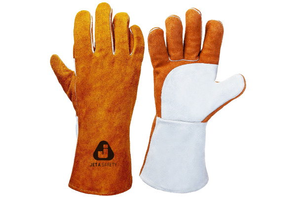 Перчатки сварщика Jeta Safety Ferrus Active 10, с крагой, цвет коричневый/оранжевый, JWK401-XL Перчатки сварщика Jeta Safety Ferrus Active 10, с крагой, цвет коричневый/оранжевый, JWK401-XL
