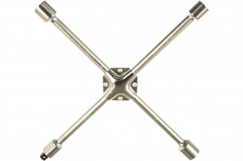 Крестовой ключ 17 19 21 22 мм , адаптер 1/2 L=400мм FORCE 681B400