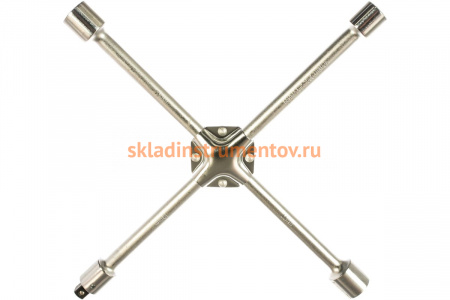 Крестовой ключ 17 19 21 22 мм , адаптер 1/2 L=400мм FORCE 681B400