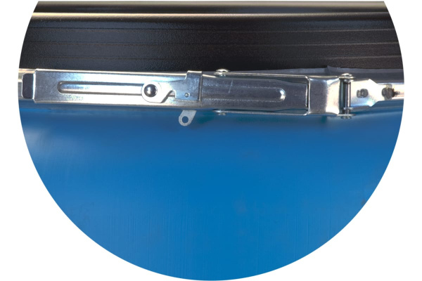 Бочка с крышкой на обруче ТАРА п/э, синяя, 227о 08289