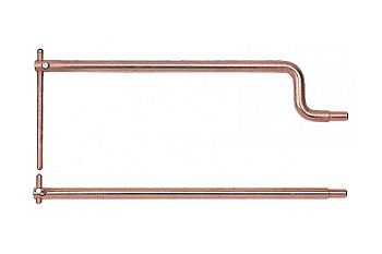 Пара консолей с открытыми электродами 500мм Blueweld 803024