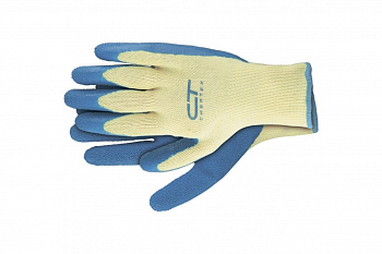 Перчатки с латексным рельефным покрытием СИБРТЕХ х/б, 10 класс, XL 67753