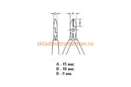 Бокорезы для электроники Knipex KN-7722130