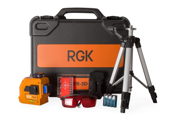 Лазерный нивелир RGK PR-3D MAX