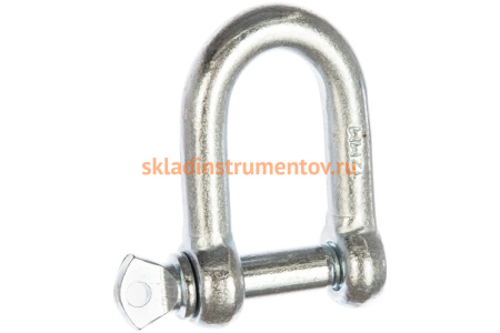 Такелажная скоба ЗУБР, 12мм, 1 шт, тип прямой, оцинкованная, 304516-12 Такелажная скоба ЗУБР, 12мм, 1 шт, тип прямой, оцинкованная, 304516-12