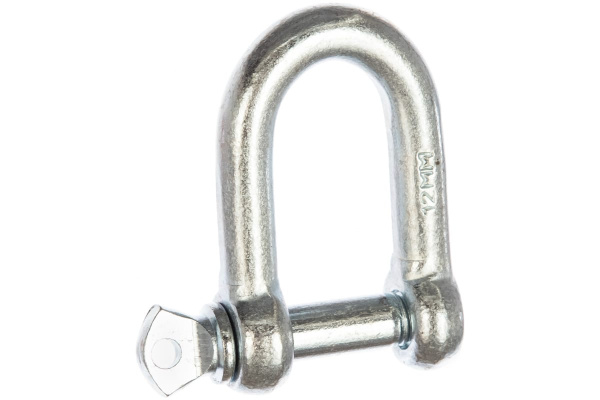 Такелажная скоба ЗУБР, 12мм, 1 шт, тип прямой, оцинкованная, 304516-12 Такелажная скоба ЗУБР, 12мм, 1 шт, тип прямой, оцинкованная, 304516-12