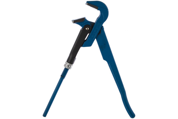 Трубный рычажный ключ ЗУБР ЭКСПЕРТ, прямые губки, цельнокованый, Сr-V, № 1, 1" 27335-1