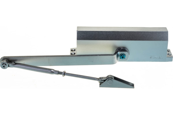 Дверной доводчик для дверей массой до 100 кг STAYER цвет серебро 37915-100