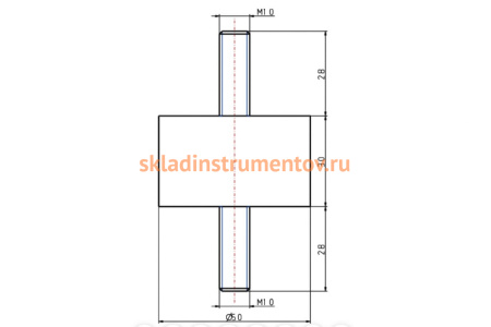 Резинометаллический буфер KIPP K0566.05003055
