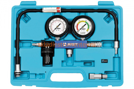 Пневмотестер герметичности цилиндра в наборе, кейс AIST 00-00008292