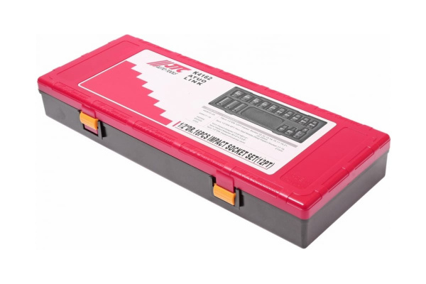 Набор ударных двенадцатигранных торцевых головок 1/2" 10-24мм в кейсе 16шт JTC-K4162