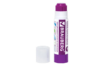 Клей-карандаш BRAUBERG 9 г, обесцвечивающийся после высыхания 220872