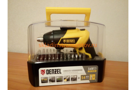 Аккумуляторная отвертка DENZEL CSL-36-01 26001