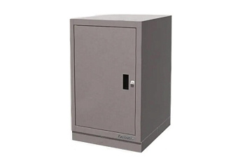 Тумбочка верстачная серая с дверью и замком (600х500х820 мм) FERRUM 01.410-7001