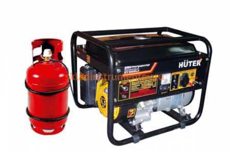 Электрогенератор Huter DY5000LX бензин + газ