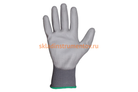 Защитные перчатки с полиуретановым покрытием Jeta Safety 12 пар JP011g-L Защитные перчатки с полиуретановым покрытием Jeta Safety 12 пар JP011g-L