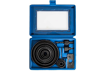 Набор HCS коронок 12 шт + 2 адаптера ПРАКТИКА 773-279