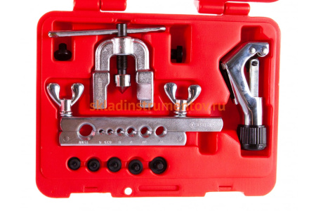 Набор для резки, развальцовки и расширения под пайку труб с толщиной стенки до 1мм, в боксе Зубр "МАСТЕР" УНИВЕРСАЛ 23616-H10