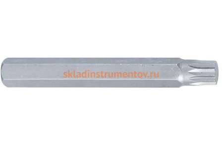Вставка бита торцевая 10 мм, SPLINE, М08, L = 80 мм KING TONY 168008M