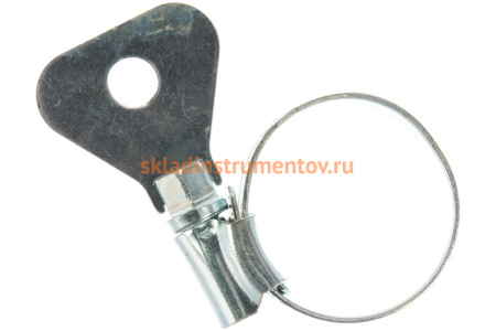 Металлические, червячные хомуты СИБРТЕХ 16-25мм, ширина 10мм, W1, с металлическим ключом, 2шт 476507