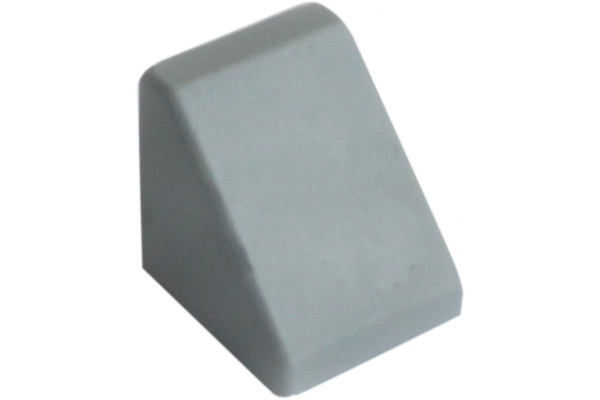 Уголок пирамида с заглушкой MFK-TORG 20х20х17 металлик 20 20 17 13