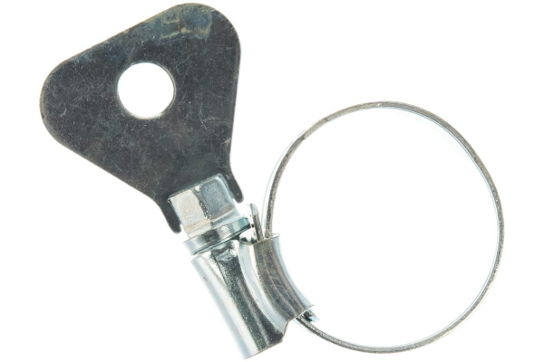 Металлические, червячные хомуты СИБРТЕХ 16-25мм, ширина 10мм, W1, с металлическим ключом, 2шт 476507